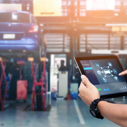 Workshop Management System interface